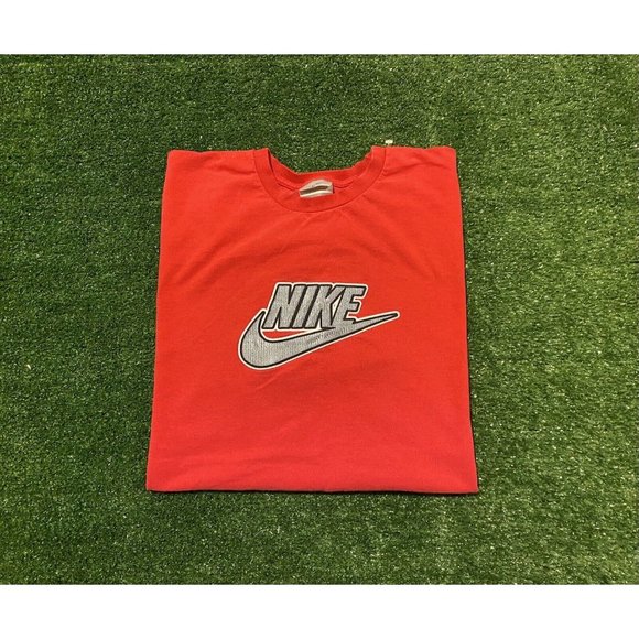 Nike Other - Vintage 90s Nike Air Just Do It center swoosh long sleeve t-shirt XL red